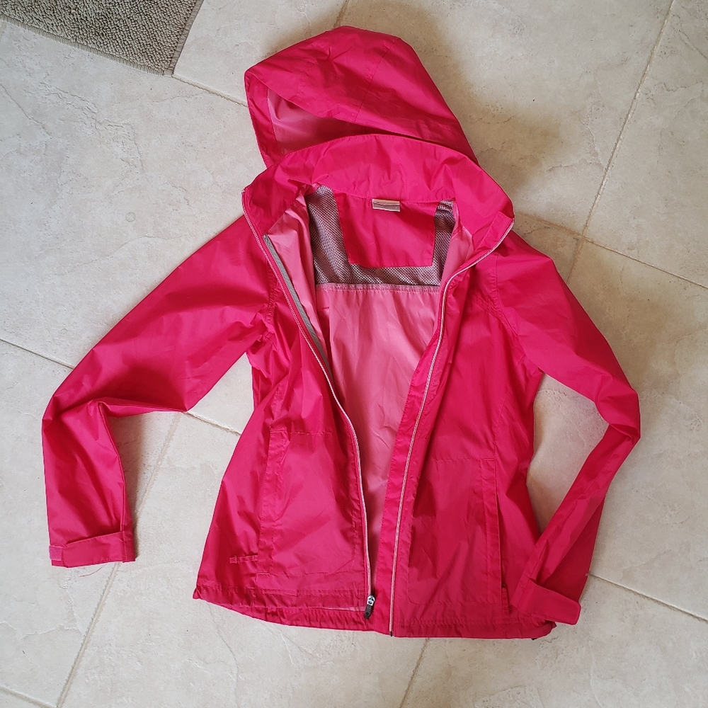 Hot Pink Raincoat by Columbia Size Small